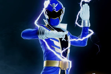 Power Rangers Wallpaper: Super Megaforce Blue