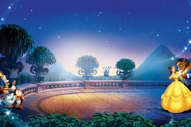 Beauty And The Beast,   Disney Princess Wallpapers (15098480)   Fanpop