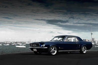 Blue Classic Mustang Desktop Backgrounds HD 1920x1200
