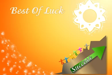 Best Of Luck For Exam HD Wallpapers