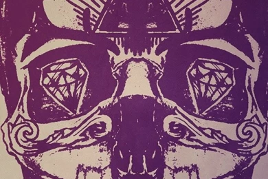 Wallpapers Skull Artwork Purple Illustration iPhone 6 Wallpapers ...
