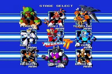 Mega Man TT Stage Select Wallpapers By JusteDesserts On DeviantArt