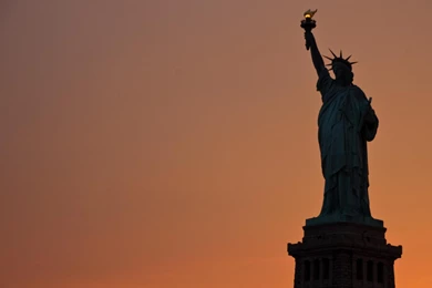 Statue Of Liberty Sunset Wallpapers 2560x1920   (