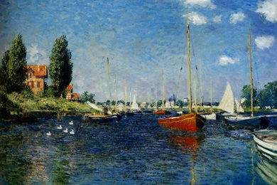 My Free Wallpapers   Artistic Wallpapers : Monet   Argenteuil