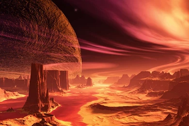 My Free Wallpapers   Fantasy Wallpapers : Planet Copperwine