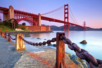 Golden Gate Bridge Coast Nice City HD Wallpapers   New HD Wallpapers
