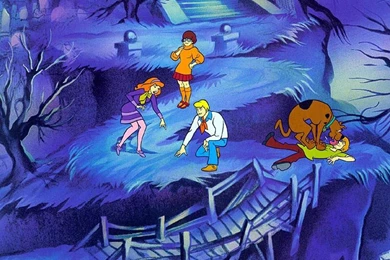 My Free Wallpapers   Cartoons Wallpapers : Scooby Gang