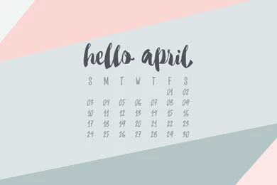 April 2016 Desktop Calendar Wallpapers — UpperCase Designs