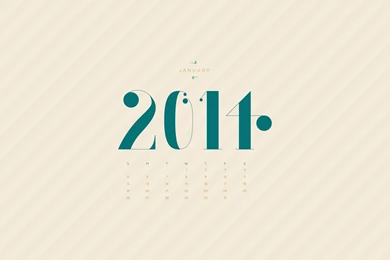 January 2014 Desktop Calendar Wallpapers