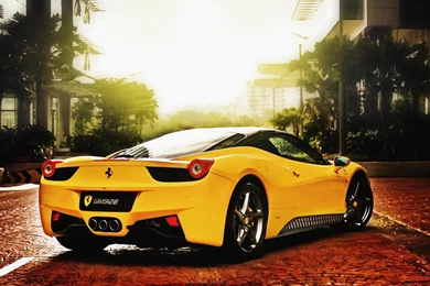 Car, Ferrari, Ferrari 458, Ferrari 458 Italia, Yellow Cars ...