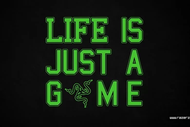 Razer Wallpapers LIFE IS JUST A GAME 03 By Sasukekun17 On DeviantArt