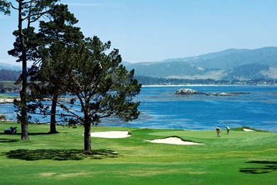 1366x768 Pebble Beach Desktop PC And Mac Wallpapers