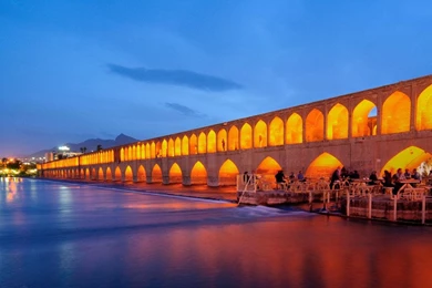 Wallpapers Ducks Unlimited The Si O Seh Bridge Esfahan Iran Andrea ...