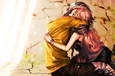 1366x768 I Love Yout Hug Art Wallpapers