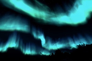 The Aurora Borealis [Skyrim Backgrounds 2] By Cynder2d On DeviantArt
