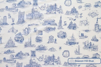 Boston Toile Fabrics, Wallpaper, Custom Carpets, Plllows