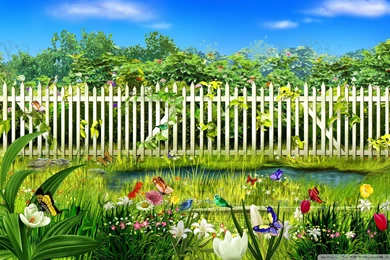 Spring Gardens Apartments Windows 8 Theme