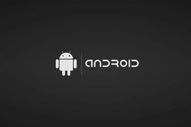 Download Minimalistic Android On A Blue Backgrounds Screensaver For ...