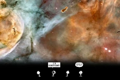 This Is My Favorite Wallpaper. Calvin And Hobbes Space Theme ...