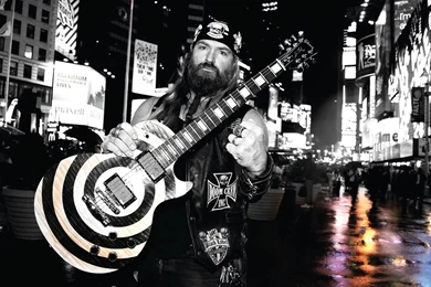 ZAKK WYLDE Black Label Society Heavy Metal Ozzy Osbourne Guitar G ...