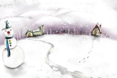 Download Wallpapers Christmas Landscape (1920 X 1080 HDTV 1080p ...