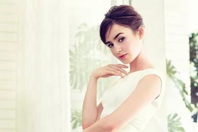 Lovely Lily Collins Wallpapers
