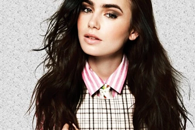 768x1024 Beautiful Lily Collins Ipad Wallpapers