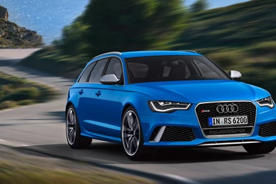 Audi RS6 Blue   Wallpaper.