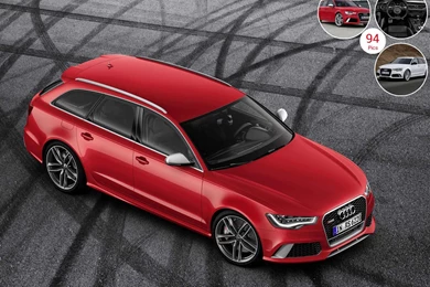2014 Audi RS6 Avant Misano Red   Top