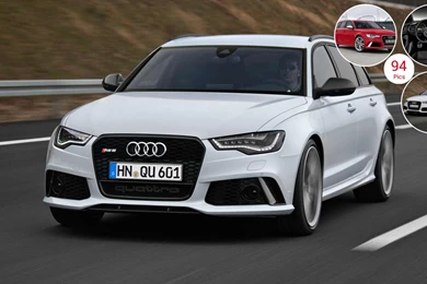 2014 Audi RS6 Avant Suzuka Grey   Front