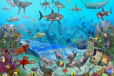 Under The Sea Wall Murals