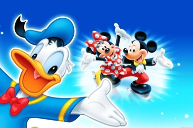 Baby Donald Duck With Ice Cream   Wallpaper.