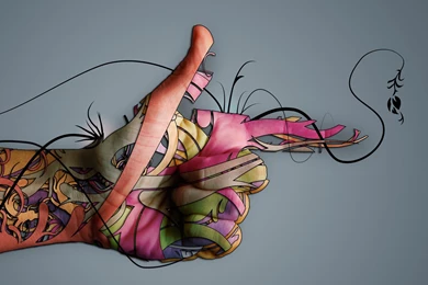 Creative Hand HD Desktop Wallpapers : High Definition : Fullscreen ...