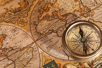 OLD MAP WALLPAPER   (