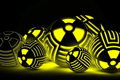 Blue Radioactive Wallpapers