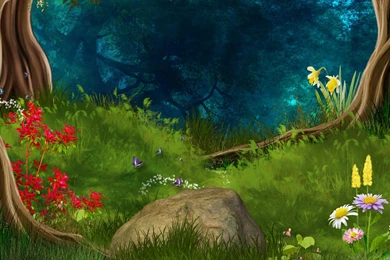 ENCHANTED FOREST WALLPAPER   (