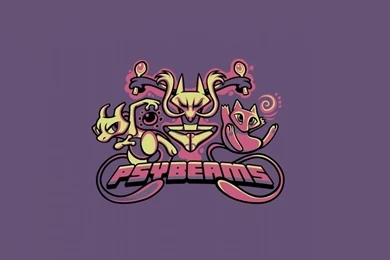 Pokemon Minimalistic Funny Mewtwo Mew Alakazam Wallpapers