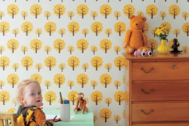 Dotty (Yellow) Wallpapers – Clever Spaces