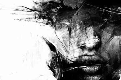 Download Wallpapers Russ Mills, Urban Art, Girl, Splash, Paint ...