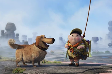 High Resolution Pixar UP Dug And Russell Boy Wallpapers HD 1080p ...