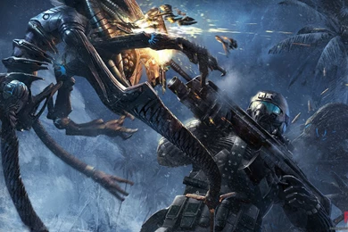 Game Wallpapers Widescreenhd Wallpapers Face Blast Alien Crysis ...