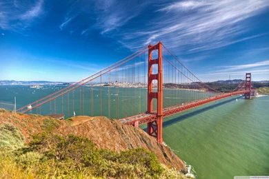 Golden Gate Bridge Fog HD 16:9 16:10 Desktop Wallpaper: High ...