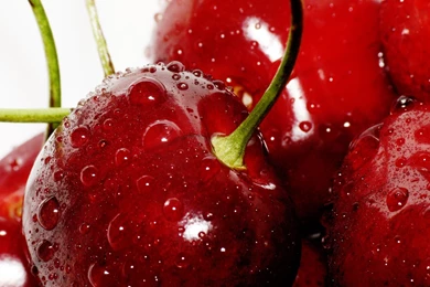 Red Cherry In Bowl Wallpapers Full HD