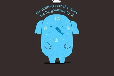 Cartoon Blue Elephant With Crown Wallpapers   Free iPhone Wallpapers