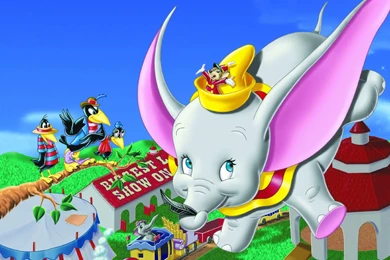 Download Wallpapers 2560x1600 Dumbo, 1941, Cartoon, Flying ...