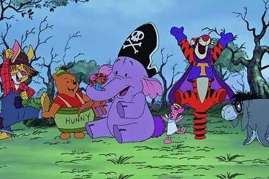 Elephant Enjoying Cartoon Wallpapers   1600x1200   1700609