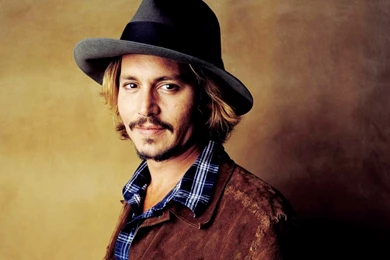Download Wallpapers 2560x1440 Johnny Depp, Hat, Mustache, Coat ...