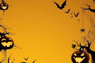 2014 Boo Halloween iPhone 6 Plus Wallpapers With Pumpkin On The ...