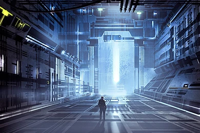 Futuristic Wallpapers 1920X1080 Fantasy, Futuristic, Men, Buildings ...