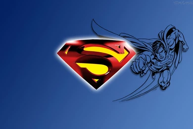Blue Superman Logo Wallpaper Images